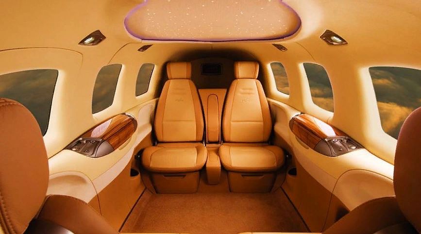 volo privato sul Piper Jet PA-47